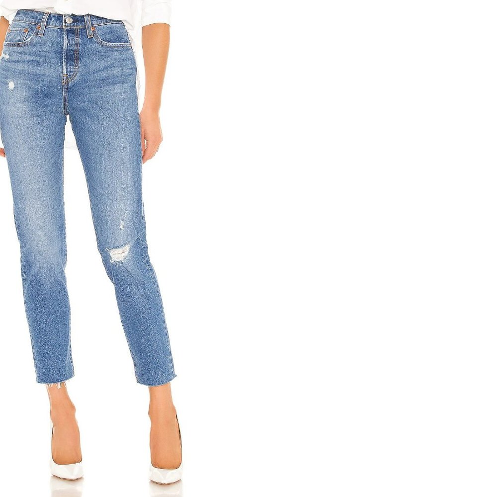 Levis Wedgie Icon Fit In Jive Taps Raw Hem